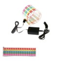 ADESIVO LUNOTTO VETRO EQUALIZZATORE RITMO DI MUSICA SUONO LUCI LED AUTO TUNING