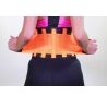 Fascia modellante arancio snellente doppio strappo fitness snellente con stecche