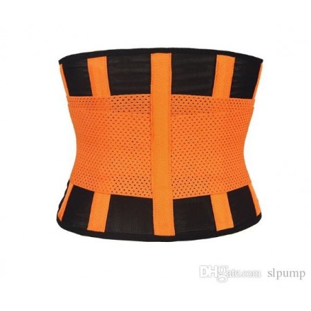 Fascia modellante arancio snellente doppio strappo fitness snellente con stecche
