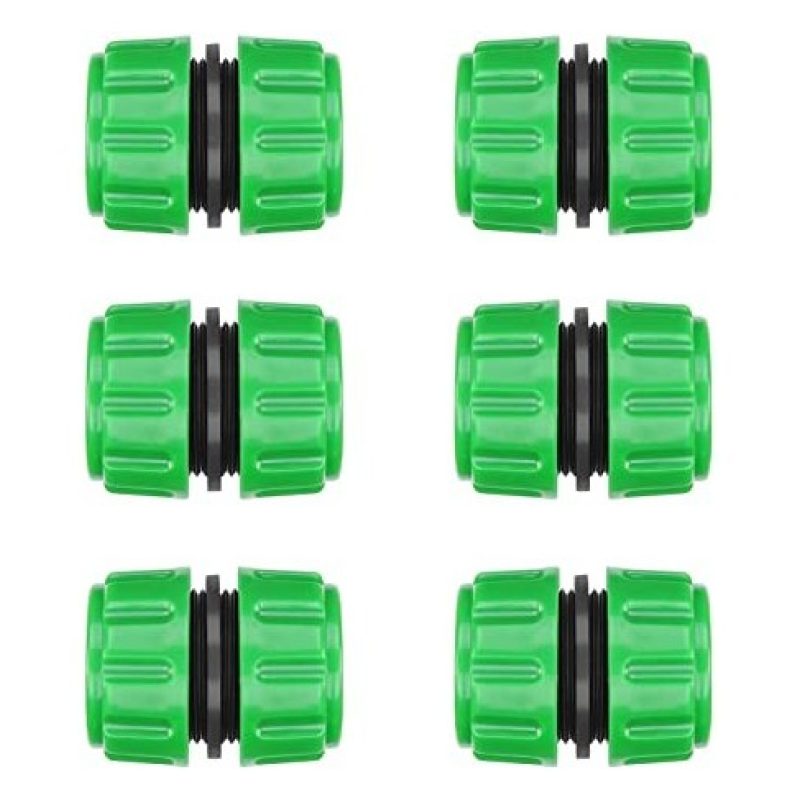 Hongu 6x RACCORDO RIPARATORE UNIVERSALE TUBO GOMMA ACQUA PLASTICA G...