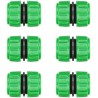 Hongu 6x RACCORDO RIPARATORE UNIVERSALE TUBO GOMMA ACQUA PLASTICA G...
