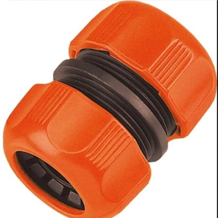 6x RACCORDO RIPARATORE UNIVERSALE TUBO GOMMA ACQUA PLASTICA GIUNTO GIARDINO