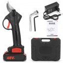 Forbici potatura cesoie a batteria 48 cordless taglio 30mm pota rami valigetta