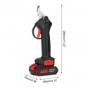 Forbici potatura cesoie a batteria 48 cordless taglio 30mm pota rami valigetta