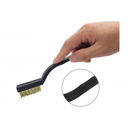 Set kit 3 pennelli piatti 1 Spazzola metallo Raschietti Ruggine pittura manico