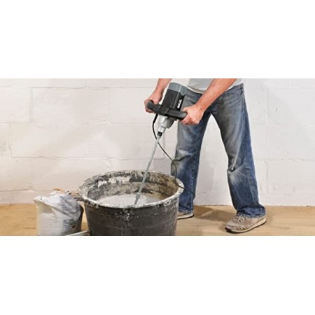 TRAPANO MISCELATORE MESCOLATORE CON FRUSTA PER COLLA E MALTA 1300W IMPASTA M14