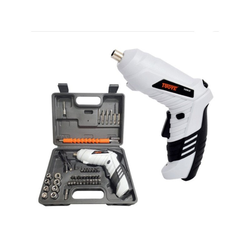 Avvitatore a Batteria Litio 3.6v Snodabile Led Cordless Valigetta 45  Accessori