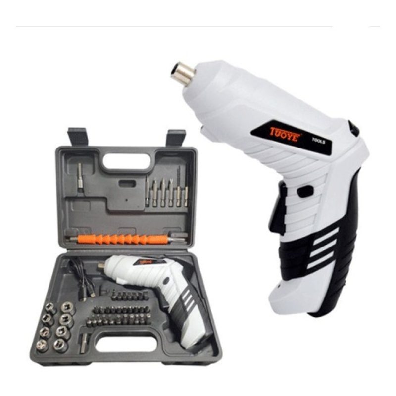 Avvitatore a Batteria Litio 3.6v Snodabile Led Cordless Valigetta 4...