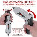 Avvitatore a Batteria Litio 3.6v Snodabile Led Cordless Valigetta 45  Accessori