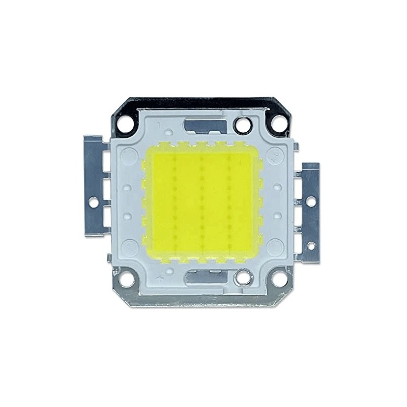 CHIP 20W/30W/50W80W/100W BIANCO FREDDO RICAMBIO FARO A LED FARETTO Luminosità