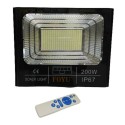 Faro led 200w pannello solare luce fredda crepuscolare telecomando esterno casa