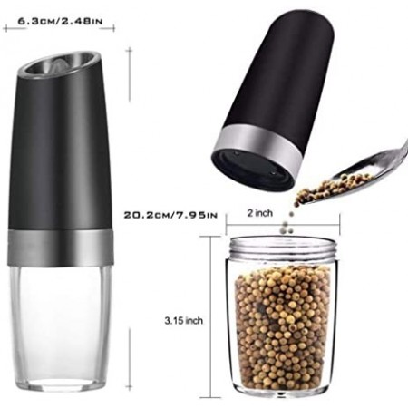 Elettrico Macina Sale spezie Macinapepe macinino pepe automatico regolabile casa