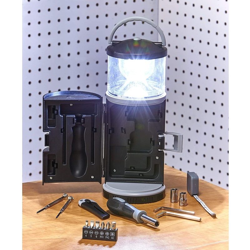 Hongu LANTERNA LAMPADA DA CAMPEGGIO PORTATILE KIT LUCE STRUMENTI LU...