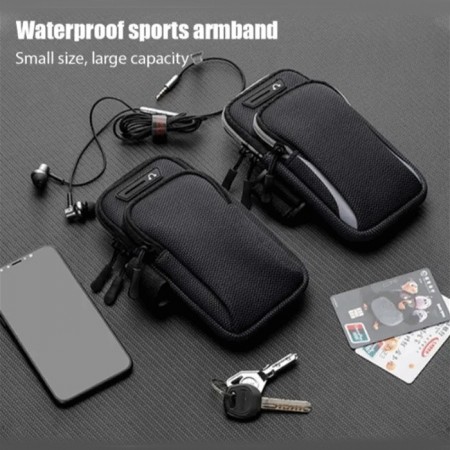 FASCIA DA BRACCIO SPORTIVA PORTA CELLULARE SMARTPHONE UNIVERSALE SPORT CORSA
