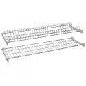 Scola piatti raccogligocce 76 cm per cucina porta incasso doppia rete pensile
