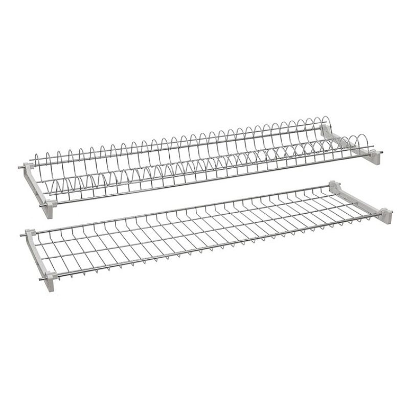Scola piatti raccogligocce 76 cm per cucina porta incasso doppia re...