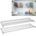 Scola piatti raccogligocce 76 cm per cucina porta incasso doppia rete pensile