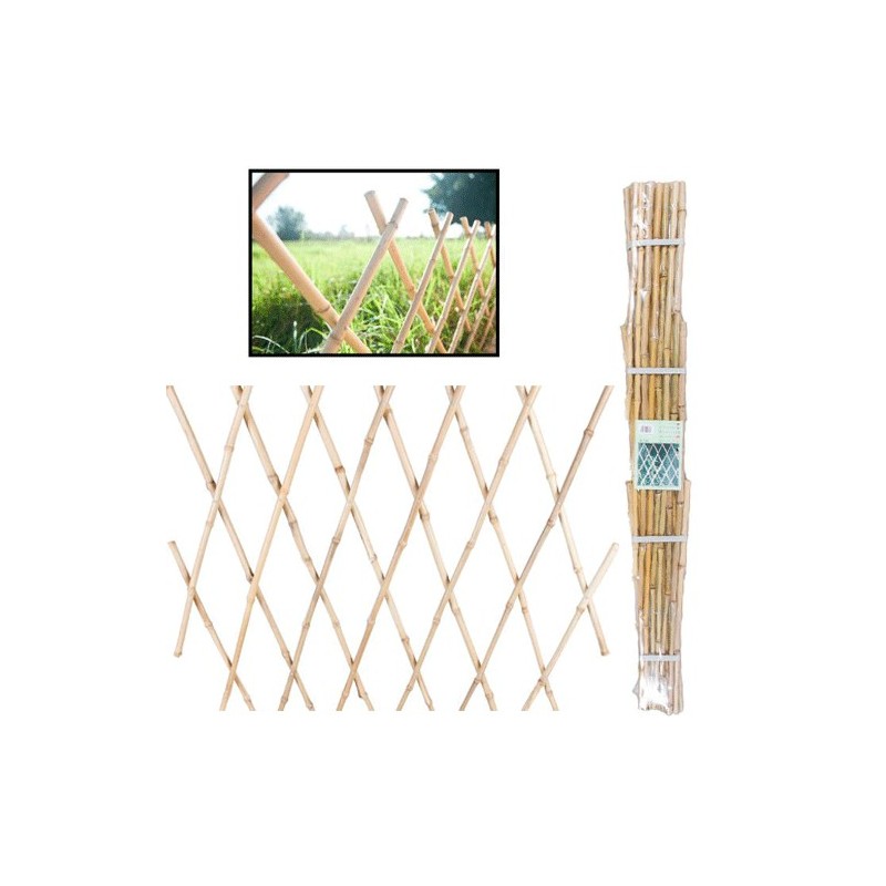 Traliccio estensibile Bamboo per piante rampicanti parete balcone terrazzo bambù