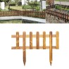 Hongu STECCATO RECINTO STACCIONATA LEGNO 43x32cm PER AIUOLE GIARDIN...