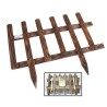 Hongu STECCATO RECINTO STACCIONATA LEGNO 43x32cm PER AIUOLE GIARDIN...