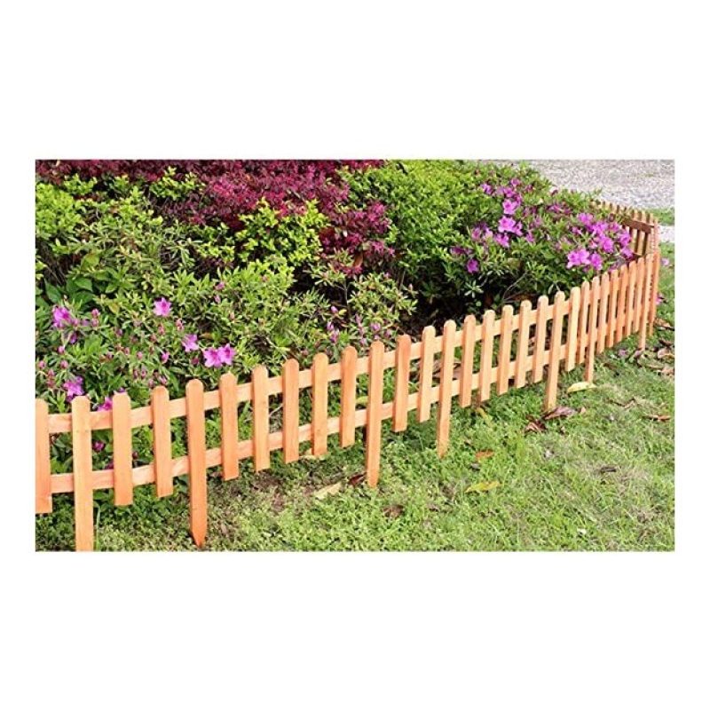 Hongu STECCATO RECINTO STACCIONATA LEGNO 43x32cm PER AIUOLE GIARDIN...