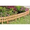 Hongu STECCATO RECINTO STACCIONATA LEGNO 43x32cm PER AIUOLE GIARDIN...