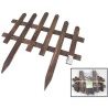 Hongu STECCATO RECINTO STACCIONATA LEGNO 40x40cm ARCO AIUOLE GIARDI...