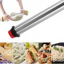 Mattarello in acciaio inox con 4 Dischi Regolabili Anello marcatura Antiaderente