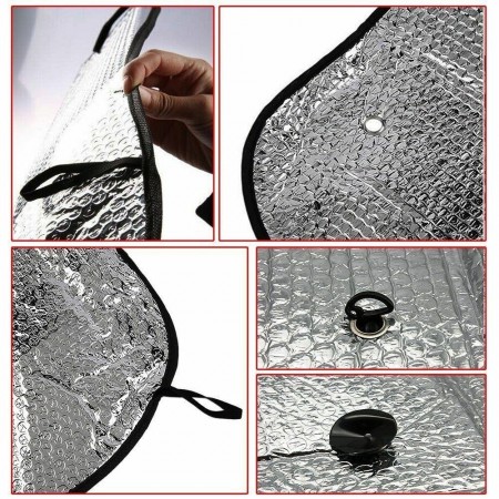 Parasole per Auto parabrezza anteriore Sole macchina Freddo 70 x 140 cm anti UV