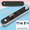 Andowl CIABATTA MULTIPLA MULTIPRESA 3 PRESE USB 3 PRESE UNIVERSALI ...