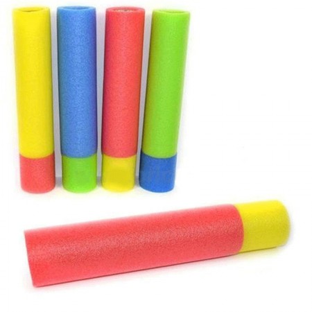 2x TUBO SPARA ACQUA SPRUZZO ESTATE GIOCO MARE BAMBINI GIOCATTOLO 30CM 50CM