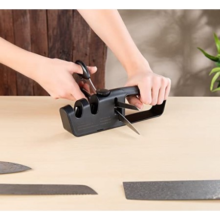Affilacoltelli Professionale Affila Coltelli Da Cucina Manuale Base Antiscivolo