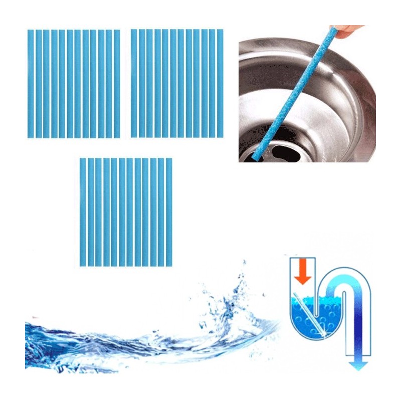 36x Sani Sticks detergenti universali con enzimi igienizzanti per tubature odori