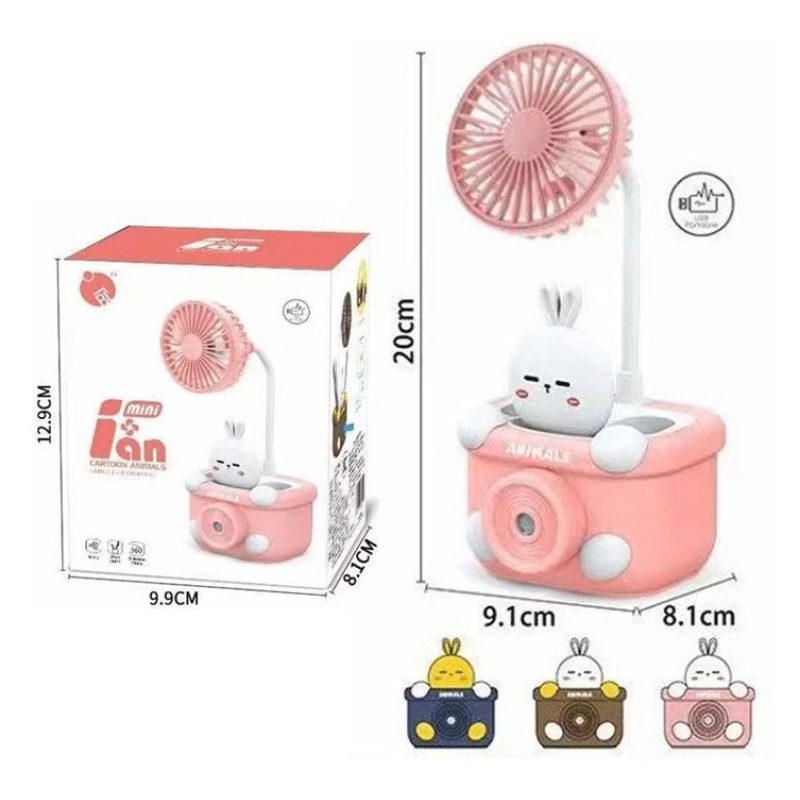 Hongu Mini ventilatore scrivania rinfrescatore camper campeggio USB...