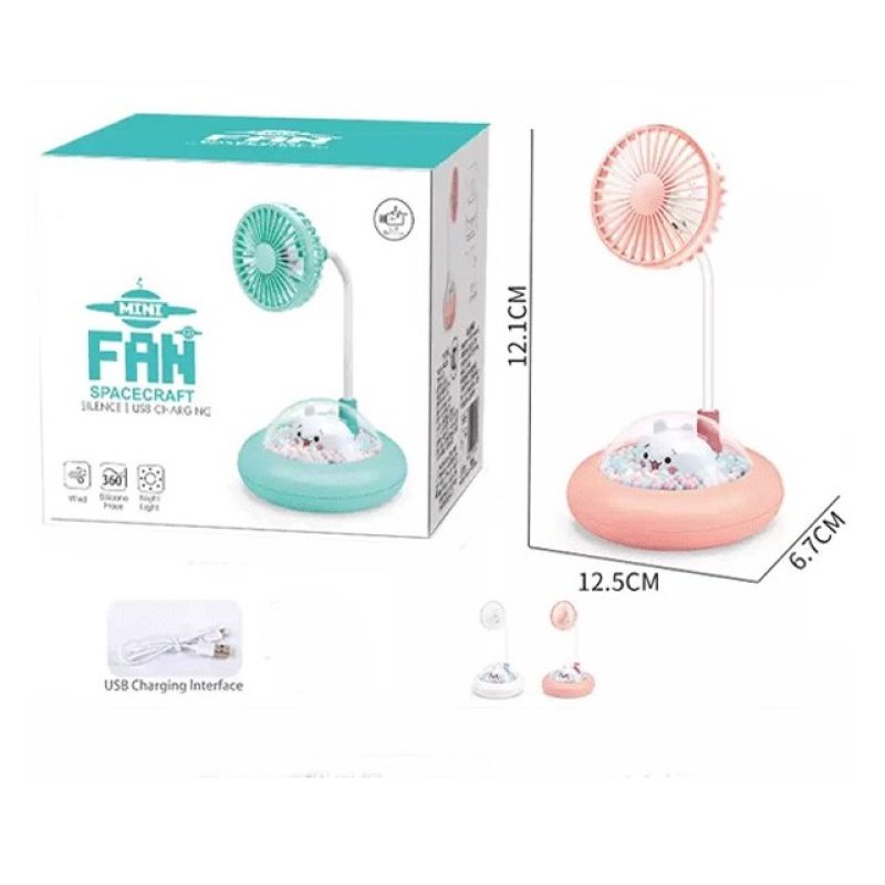Hongu Mini ventilatore ricaricabile viaggio campeggio USB portatile...