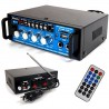 Hongu Amplificatore audio bluetooth stereo HI-FI USB AUX FM 2 canal...