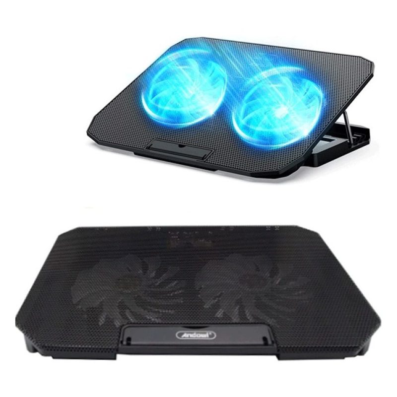 Andowl Supporto PC base raffreddamento doppia ventola per notebook ...