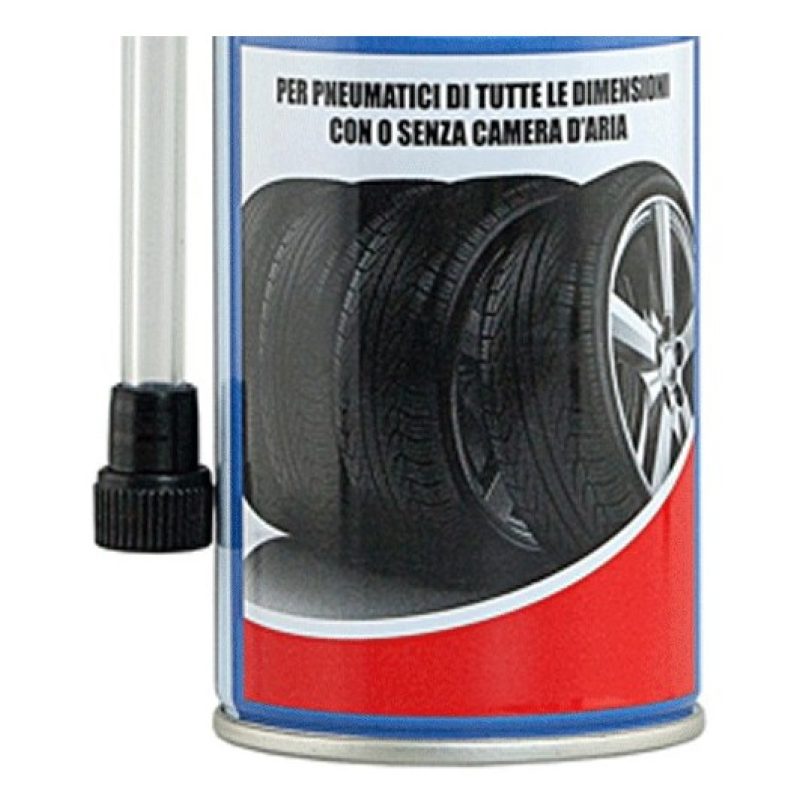 RHUTTEN BOMBOLETTA SPRAY GONFIA E RIPARA SIGILLA FORATURA GOMME PNE...