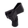 Asta doppio microfono professionale con stand smartphone pinza treppiede studio