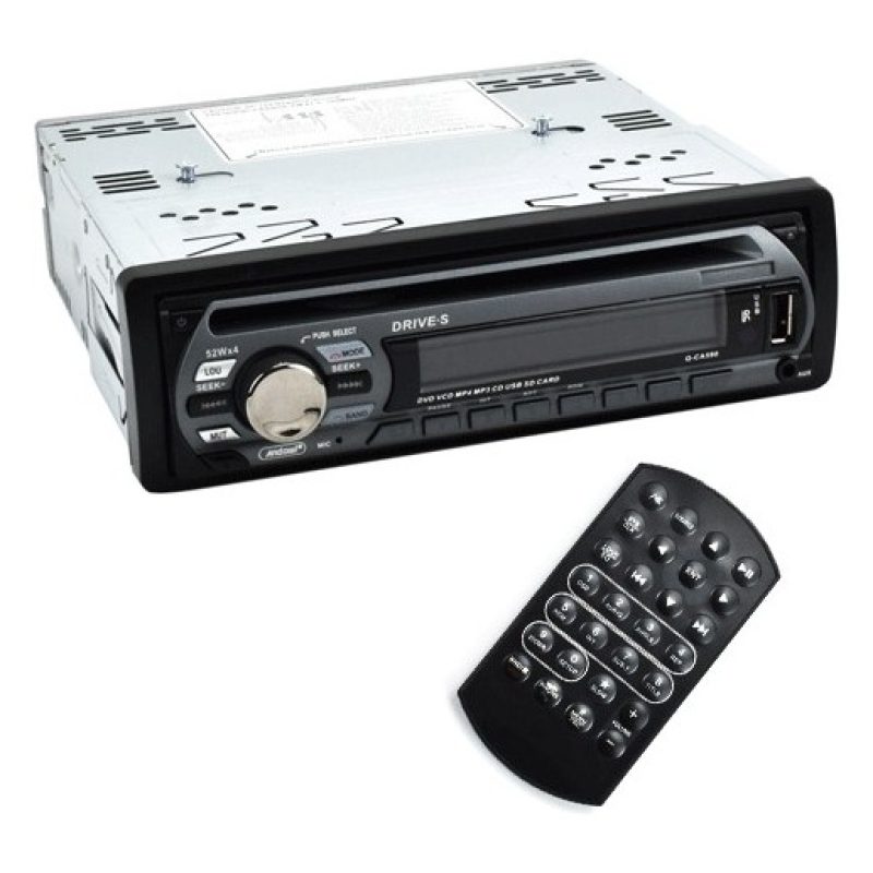 Andowl STEREO AUTO AUTORADIO CD AM/FM MP3 MP4 SD USB AUX 52WX4 FRON...