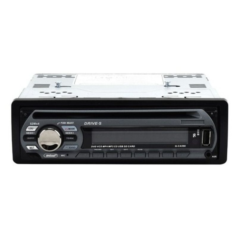 Andowl STEREO AUTO AUTORADIO CD AM/FM MP3 MP4 SD USB AUX 52WX4 FRON...