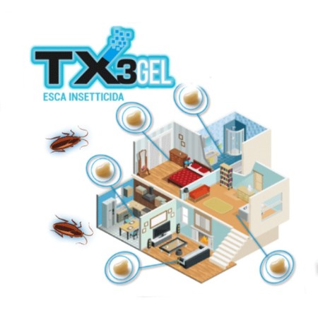 Protemax GEL SCARAFAGGI INSETTICIDA siringa GR. 25 Zapi Spa - pronto all'uso