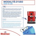 Decalcificante anticalcare macchina da caffe' automatica pulizia 250ml bollitore