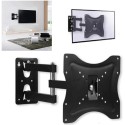 STAFFA PORTA TV TELEVISORE BRACCIO PARETE MONITOR DA 14" A 40" POLLICI MURO 35kg