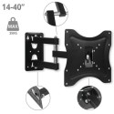 STAFFA PORTA TV TELEVISORE BRACCIO PARETE MONITOR DA 14" A 40" POLLICI MURO 35kg