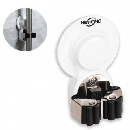 2x SUPPORTO DA MURO A VENTOSA PORTA SCOPE A GANCIO / MOLLA IN METALLO PORT. 2Kg