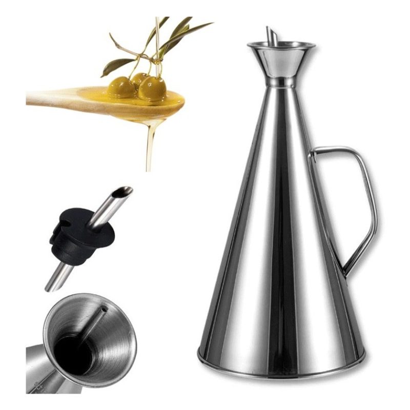 WeHome OLIERA ACETIERA DOSATORE SALVA GOCCIA IN ACCIAIO DA 250ml A ...