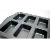 Stampo 8 Mini Plumcake cake torte mousse 36x24x4 cm forme antiadere...