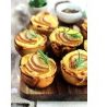 WeHome Stampo Teglia Vassoio Antiaderente 6 Muffin Cupcake Dolci Bu...