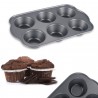 WeHome Stampo Teglia Vassoio Antiaderente 6 Muffin Cupcake Dolci Bu...